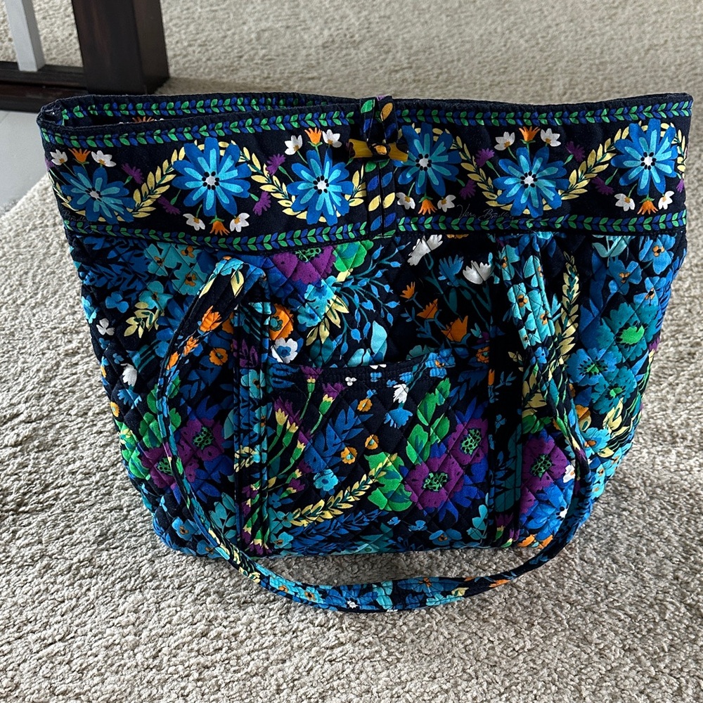 Vera Bradley Midnight Blue Tote NWOT